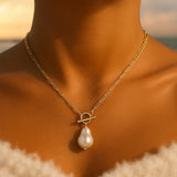 Artemia, collana con perla naturale | Oro