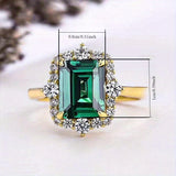 Anello Agata Regina smeraldo | Oro