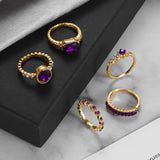 Anello ametista | Oro