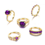 Anello ametista | Oro