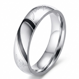Anello Coppia Eterna | Oro Bianco