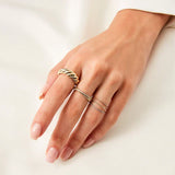 Anello a mezzaluna | Oro