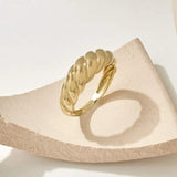 Anello a mezzaluna | Oro
