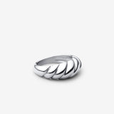 Anello a mezzaluna | Oro bianco