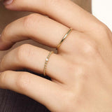 Anello a cupola Slim | Oro