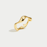 Anello Élyra Fluido flow | Oro