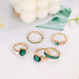 Anello Squisito in smeraldo Zarina | Oro