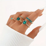 Anello Squisito in smeraldo Zarina | Oro