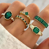 Anello Squisito in smeraldo Zarina | Oro