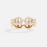 Anello Isaline Marina | Oro bianco