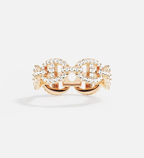 Anello Isaline Marina | Oro bianco