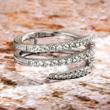 Anello Mariavittoria Sassetti | Oro bianco
