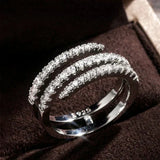 Anello Mariavittoria Sassetti | Oro bianco