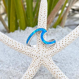 Anello mare in opale | Oro bianco