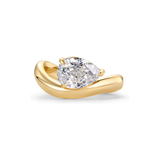 Anello di promessa Ondulato | Oro