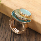 Anello retrò a 3 Livelli | Oro