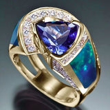 Anello Rosa nell'oceano cristallino | Oro