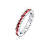 Anello rubino della Serie eterna | Oro bianco