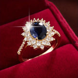 Anello Vionne Saphirée | Oro bianco