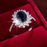 Anello Vionne Saphirée | Oro bianco