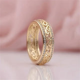 Anello vuoto brillante | Oro
