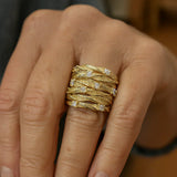 Anello retrò | Oro bianco
