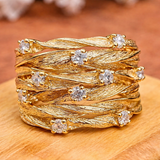 Anello retrò | Oro bianco