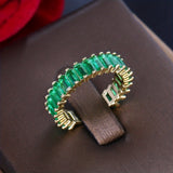 Anello ed smeraldo | Oro