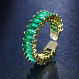 Anello ed smeraldo | Oro