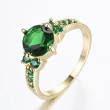 Anello ed smeraldo | Oro