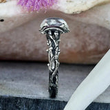 Anello in pietra di luna | Oro