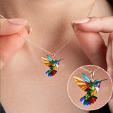 Bellissimo collier con rondine e orecchini in regalo, offerta per un periodo limitato | Oro