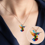 Bellissimo collier con rondine e orecchini in regalo, offerta per un periodo limitato | Oro