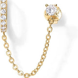 Orecchini Adèle in catena | Oro