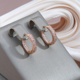 Orecchini eleganti e brillanti con diamanti | Oro