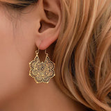 Orecchini mandala lotus | Oro