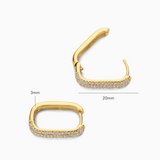 Orecchini pavé firmati | Oro