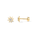 Orecchini sole radiante | Oro