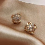 Orecchini con perle brillanti | Oro