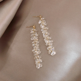 Orecchini con pendente di brillanti | Oro