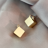 Orecchini eleganti cubici | Oro