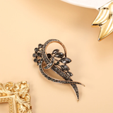 Orecchini eleganti neri con brillanti | Oro