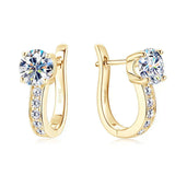 Orecchini in Argo con moissanite | Oro