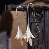 Orecchini a fiori | Oro bianco