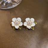 Orecchini con brillanti | Oro bianco