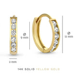 Orecchini in pietra Dara brillante | Oro