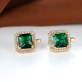 Orecchini con brillanti verdi | Oro