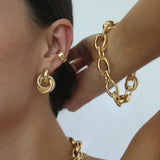 Orecchini intrecciati | Oro