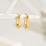 Orecchini geometrici eleganti | Oro