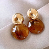 Orecchini pendenti Aurélie Amber | Oro